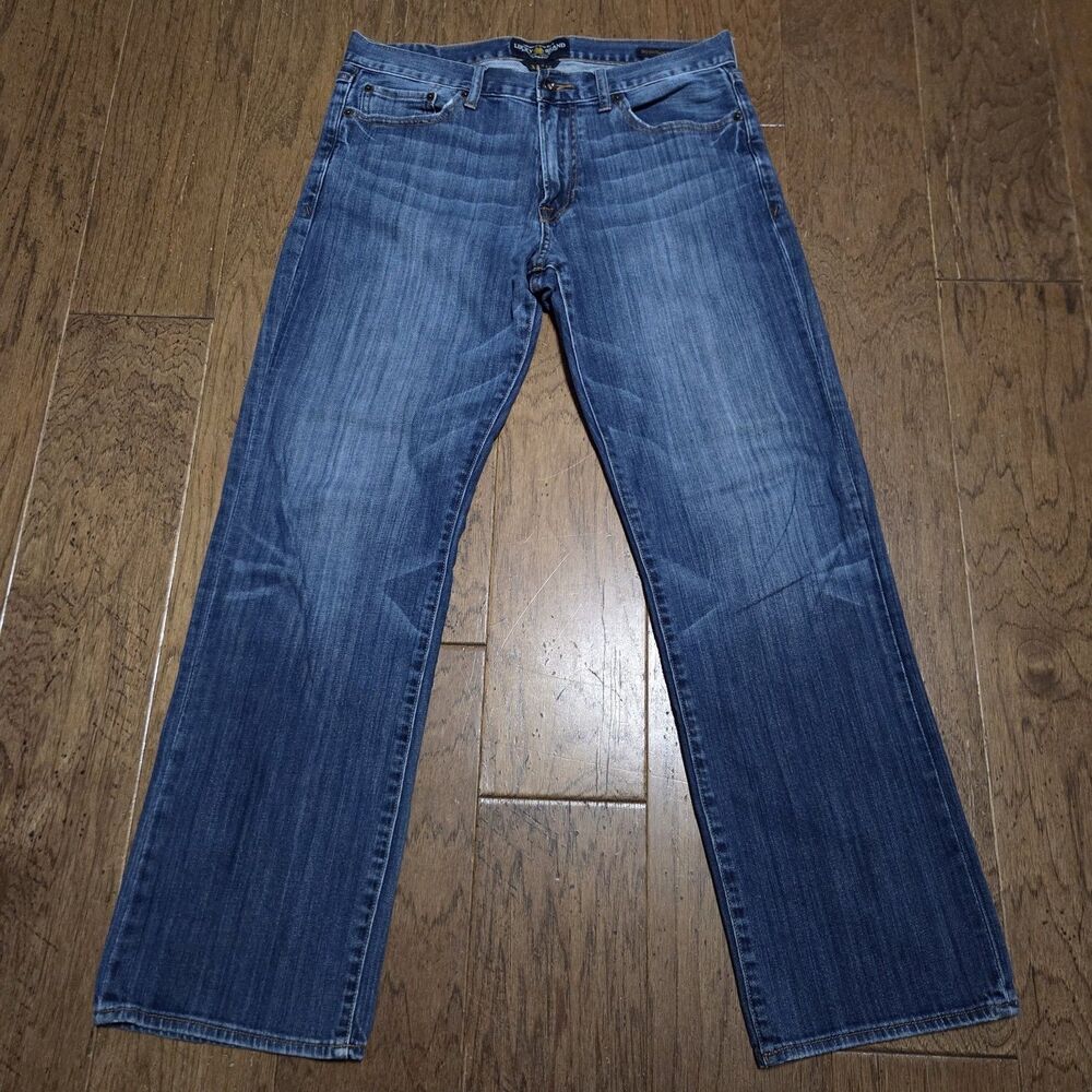 Lucky Brand 361 Vintage Straight Jeans Men's size 33 34x32 Denim